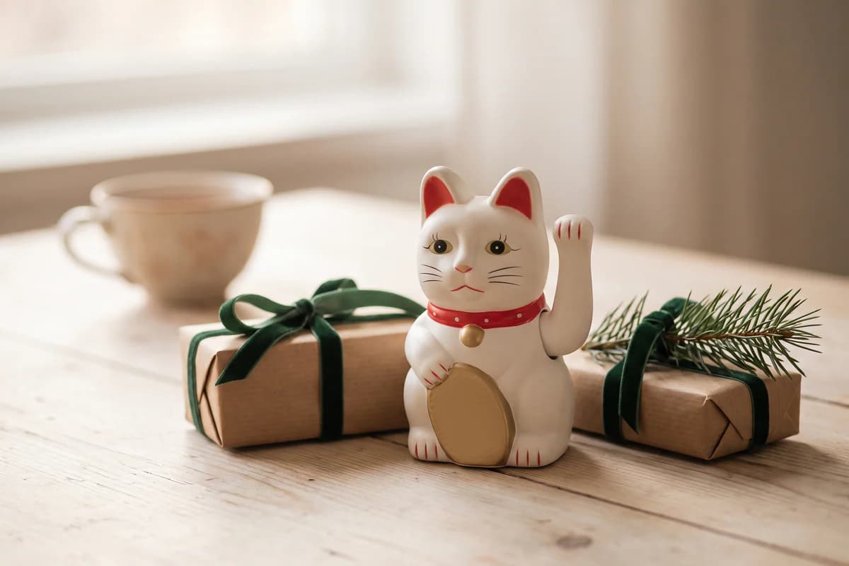 Chat porte-bonheur : maneki-neko, chat noir et symbolique